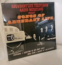 SEALED ABUNDANT LIFE TELEVSION "SONGS OF ABUNDANT LIFE" LP 12" VINYL RECORD 
