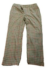 Liz Claiborne New York Size 10 ladies Jackie style Plaid pants Multicolor B10