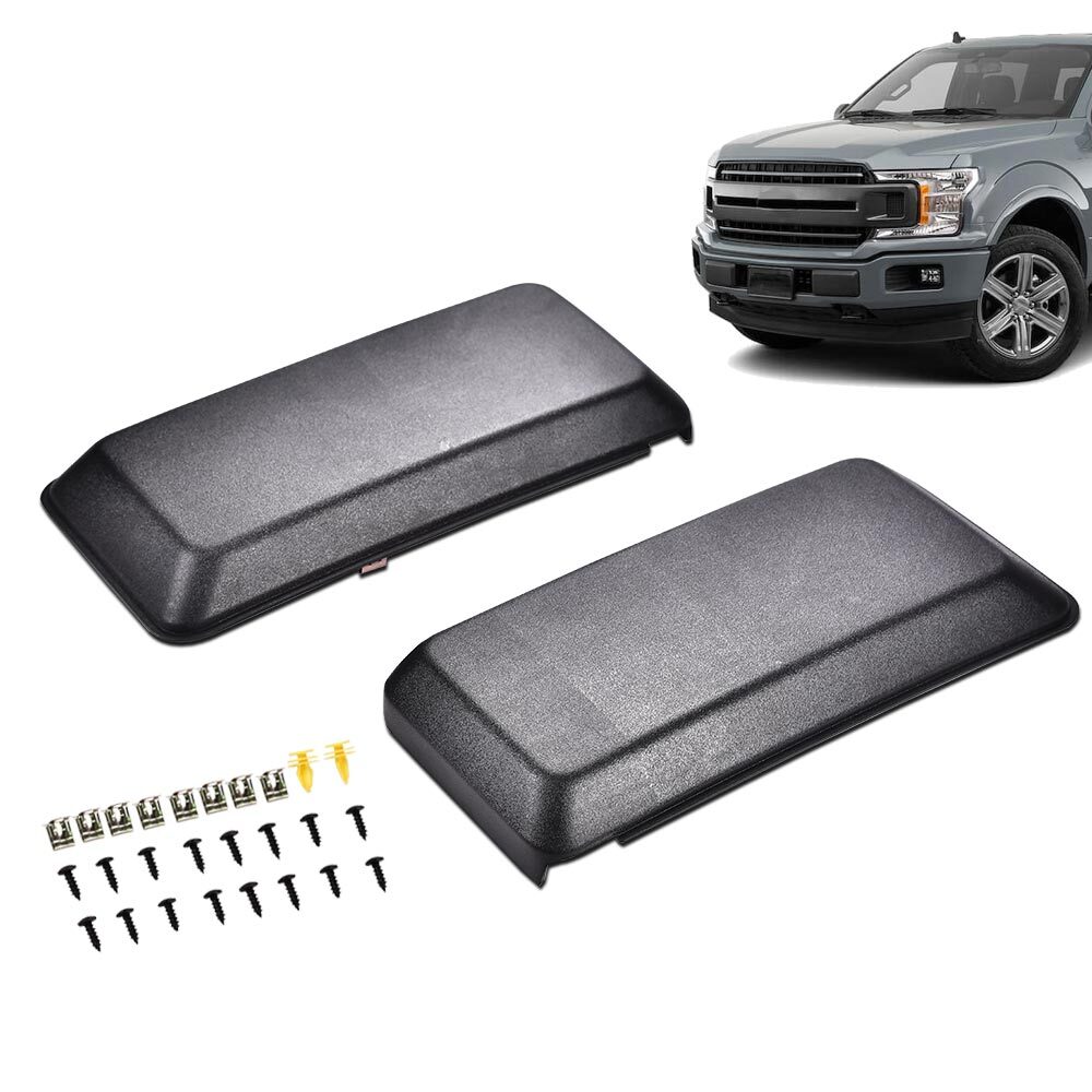 Front Bumper Guards Inserts Pads End Caps Cover Trim Fit For Ford F150 2018-2020