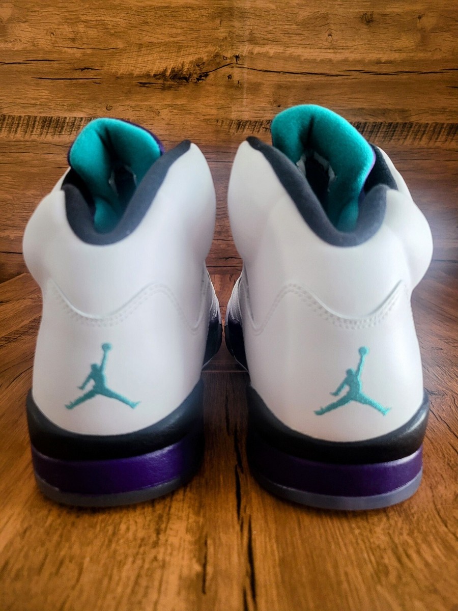 Nike Air Jordan 5 Retro Grape 2013 136027 108 Men display picture 2