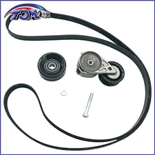 Serpentine Belt Tensioner Pulley Kit for 96-03 Chevrolet C1500 Pickup GMC Isuzu
