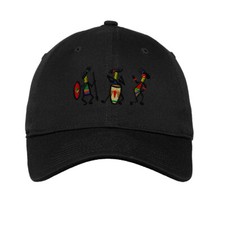 Soft Women Baseball Cap African Tribal People Embroidery Dad Hats for Men