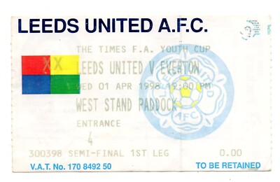 Ticket ENG Leeds United - FC Everton 01.04.1998