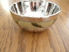 Williams Sonoma Horn Inlay Nut Bowl, Small Serving Dish - New