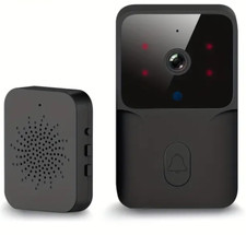 Wireless Doorbell Camera - 1pc Tuya HD Video Night Vision Smart Home Security Sy