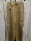RALPH LAUREN Tan 100% Silk "Cargo" Dress Pants Womens Size 4 (251)