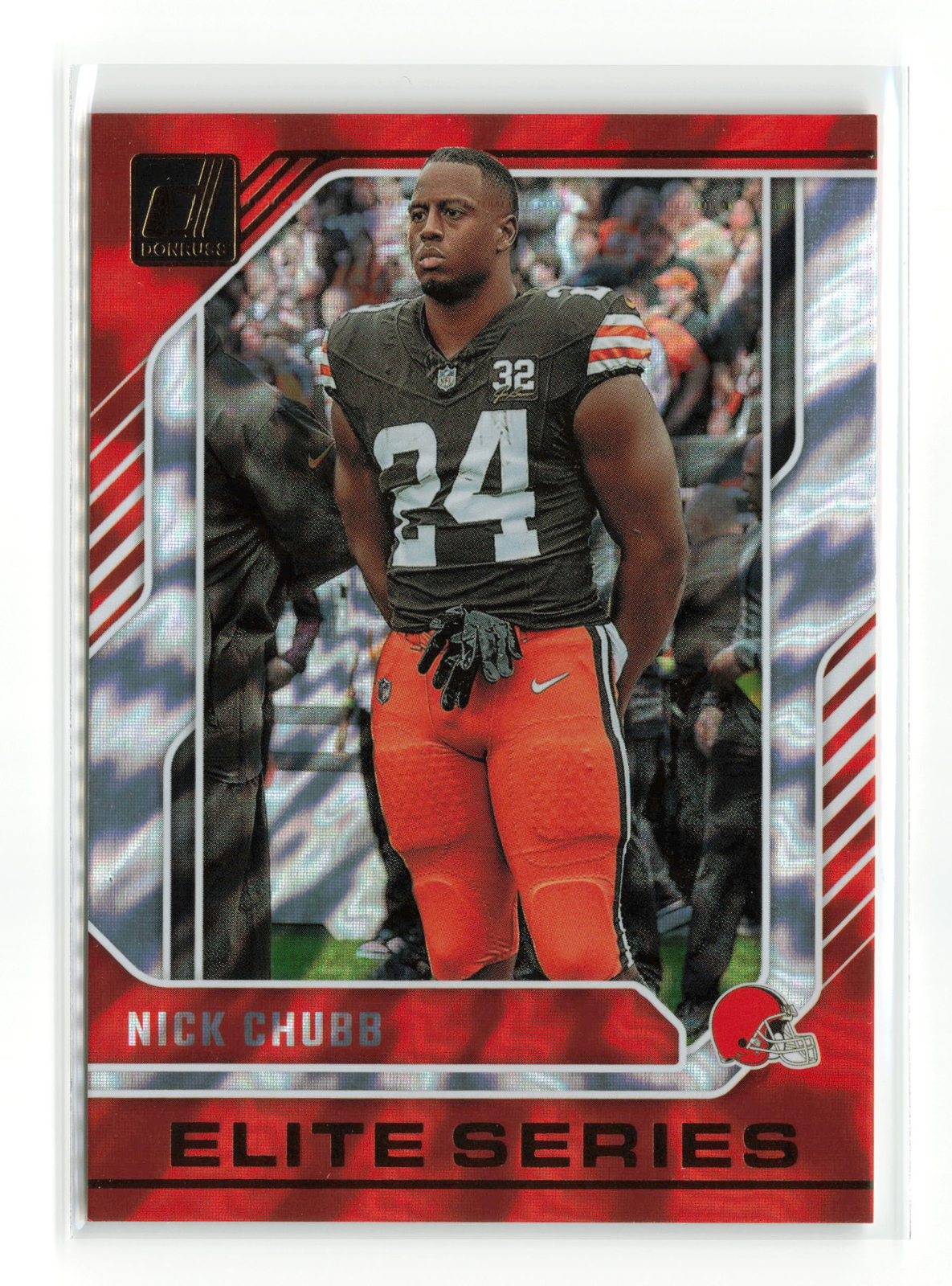 NICK CHUBB #29 2024 PANINI DONRUSS BROWNS ELITE SERIES