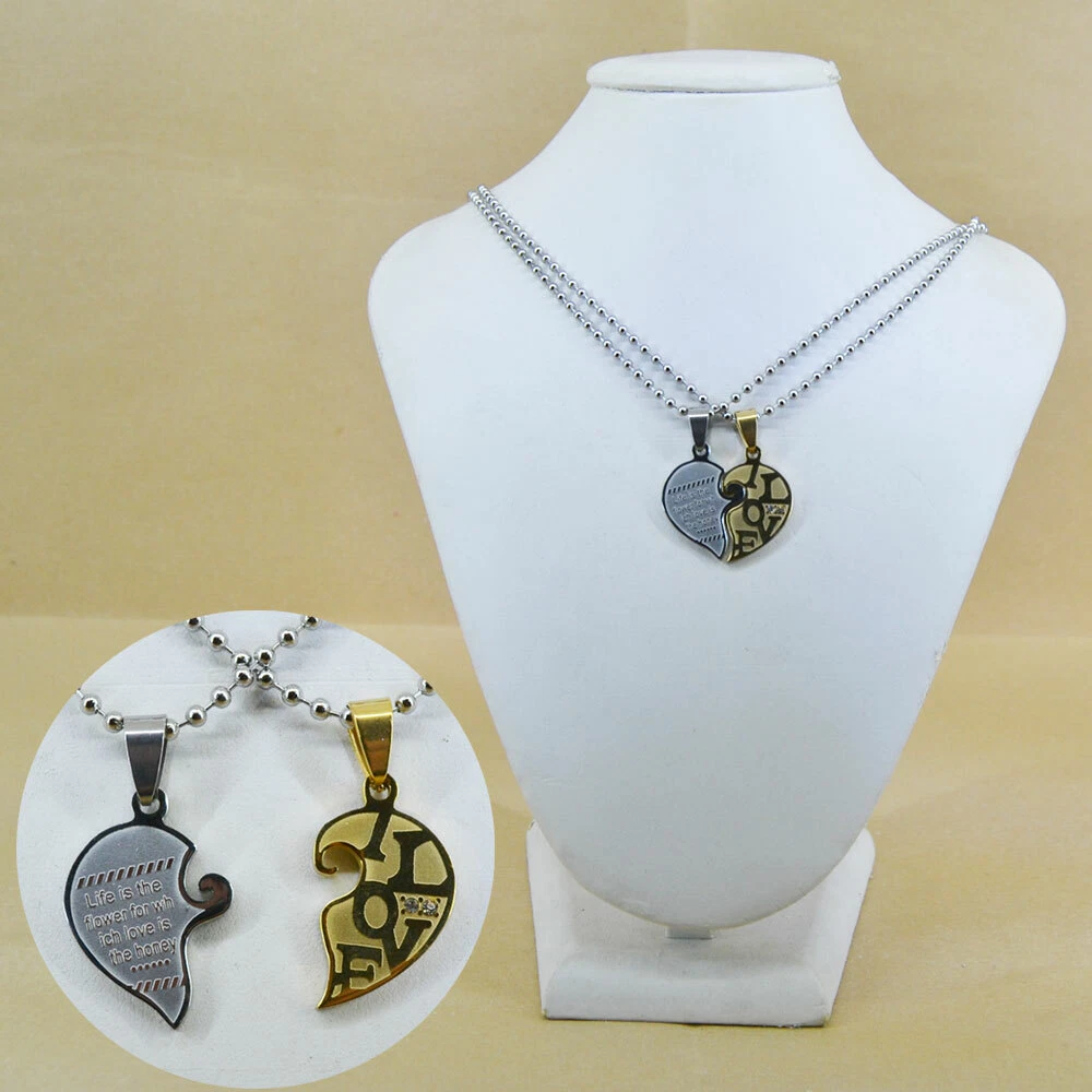 NOEMI GIOIELLI PUZZLE COLLANA CUORE SPEZZATO SAN VALENTINO BEST - Foto 5