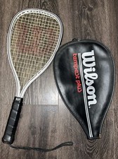 Wilson Racquetball Racquet Tempest Plus Leather Grip HR CO85 Zippered Cover