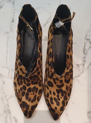 Pointed Toe Leopard Boots Asos ASOS Solitaire Leopard Print Faux