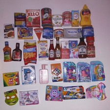 Mini Brands 38 Piece Set Toys Food Carts Gold Doll House Toys Set New