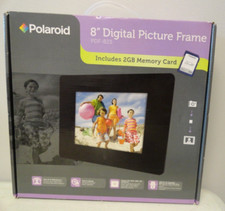 Polaroid Digital Picture Frame 8 Inch PDF-825 W/ 2 GB Memory Card D/S