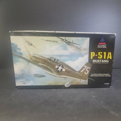 P-51A Mustange Allison Engine Powered Long Range Escourt Fighter (784776034024)