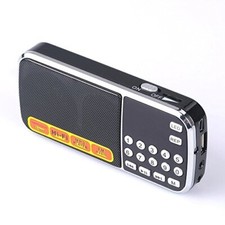 Mfine 088 Mini Speakers Portable Music Player Micro SD/TF USB Disk Black