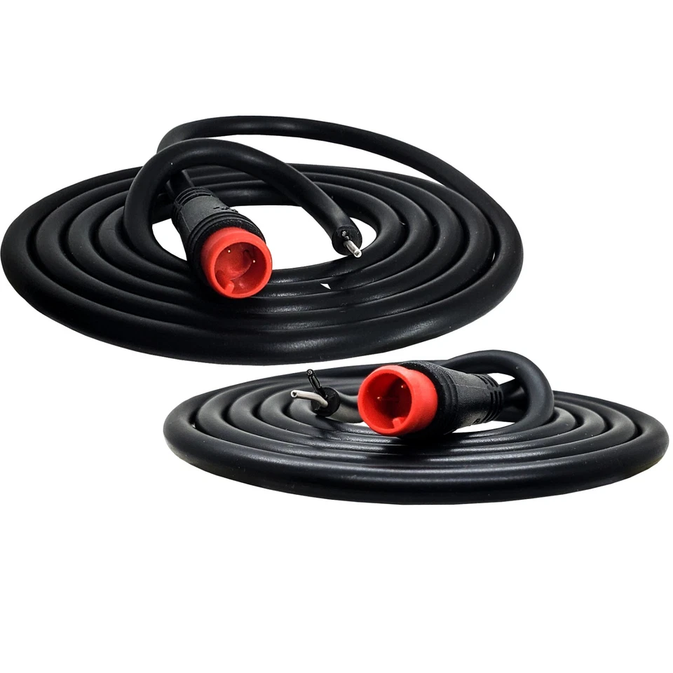 2X Julet Plug 2-Pin Male Connector Pigtail 3FT Wire for E-Bike LED Lights 60V - Image 4 of 4