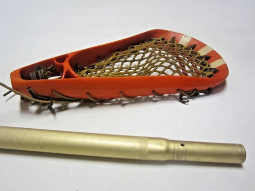 RARE STX SAM MENS LACROSSE STRUNG HEAD SHAFT LAX STICK + ALUMINUM PITTED SHAFT