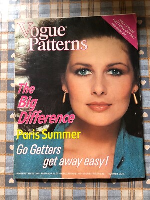 Vogue Patterns Magazine Summer 1978