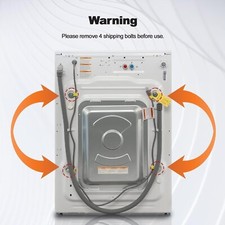 Cu. Ft Compact Front Load Washing Machine Clothes Quiet Inverter Motor SMAD 9