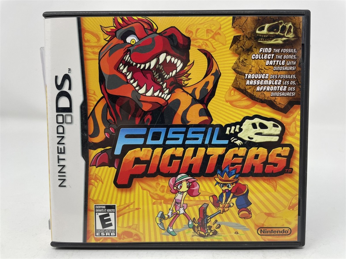 Fossil Fighters Nintendo DS Box, Manual Inserts Only NO - Main Image