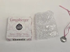 Longaberger 2001 Horizon of Hope Basket Tie on New in Box Vintage