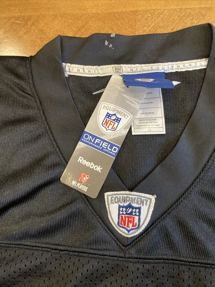 Camiseta de fútbol americano de malla Oakland Raiders Jason Campbell para hombre XL negra #8 NFL 52 Foto 4 de 4