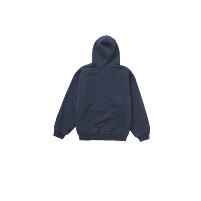 Supreme Dickies Quilted Lined Zip Up Hooded Sweatshirt Navy Size 