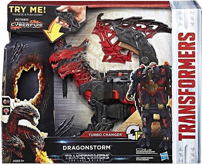 TRANSFORMERS THE LAST KNIGHT TURBO CHANGER DRAGONSTORM C0934 2016 HASBRO