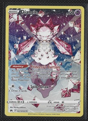 Pokemon tcg Crown Zenith: Galarian Gallery Diancie #GG13/GG70