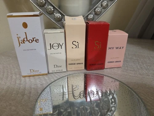 DIOR JADORE/JOY ARMANI SI/MY WAY PERFUME MINI TRAVEL SIZE 5ml/7ml GENUINE