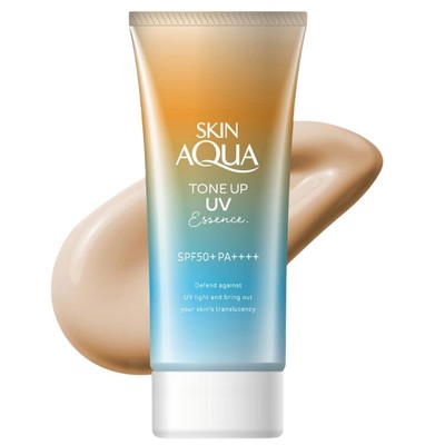 Rohto Skin Aqua Tone Up Essence mit SPF50+ Latte Beige - 80 g