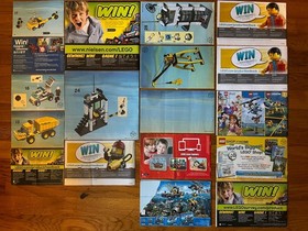 Lot of 18 Various Vintage LEGO Booklets - CITY, Racers, Star Wars, Retired
