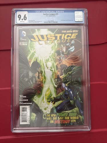 Justice League #31 CGC 9.6 DC Comics 1st Full Appearance of Jessica Cruz 2014
