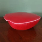 VTG Red PYREX 515B Hostess Casserole Ovenware Dish 1.5 Quart + Lid 515C 7.5x7.5