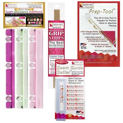Basic FSQ Set For12-in Quilt Rulers - Make Accurate 9 and 16-Patch, Flying Ge...