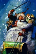 Wooden Jigsaw Puzzles for Adults - Santa's Sleigh (51 Pieces) Mini Wooden Puzzle