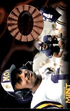 Warren Moon 1996 Pinnacle Mint #5 Vikings NFL READ FREE SHIPPING AutographDen