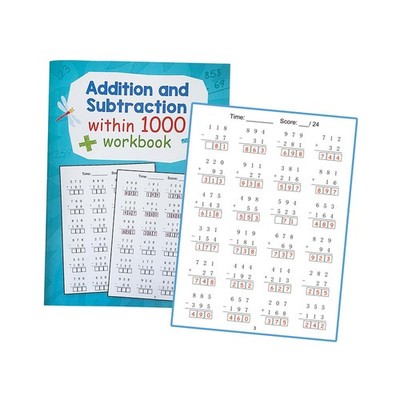 Mathe Arbeitsbuch Addition und Subtraktion für Alter 6+ Klassen K-2 Kindergarten