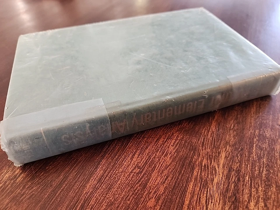 Further Elementary Analysis - R.I. Porter Hardcover 1972 - Image 4 of 4