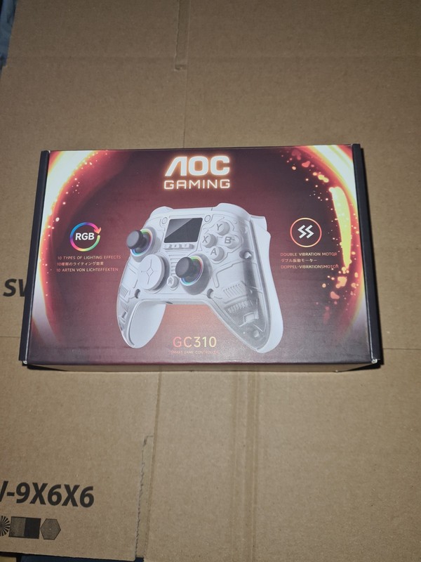 AOC Wireless Gaming Controller for PC/Switch/iOS/Android/PS4, Interactive Unused