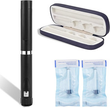 60 Unit Peptide Pen, Reusable V2 Injector Metal Pens with 2PCS 3ml Cartridges an