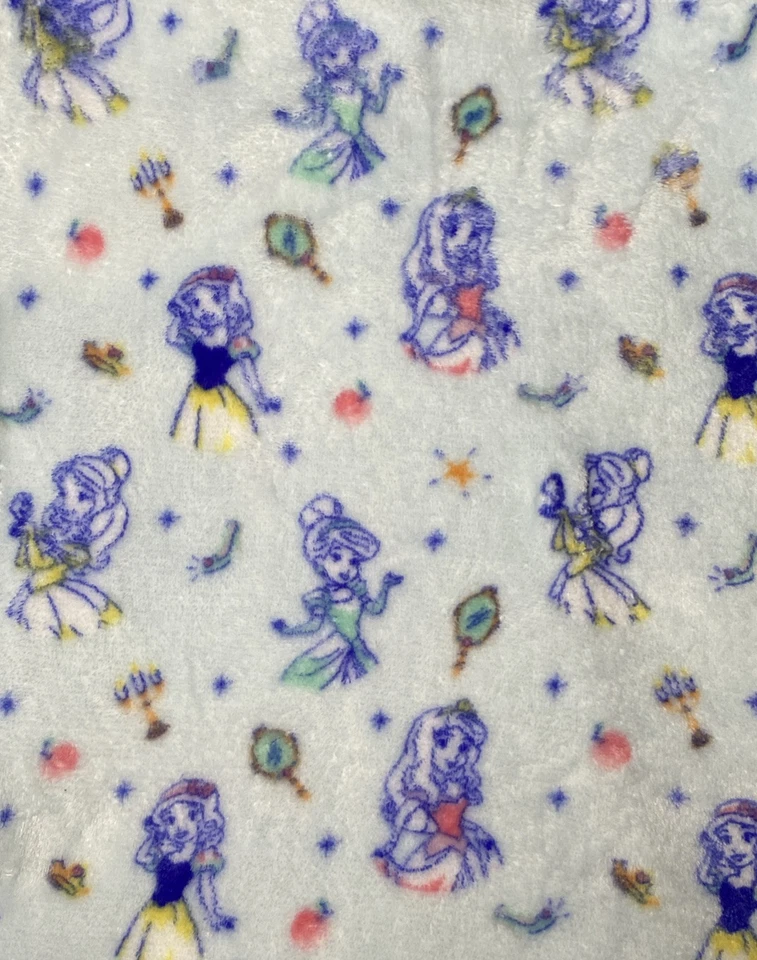 Manta Princesa Bebé Disney Azul Claro Felpa Suave Felpa Vellón Lovey 30"x36" Foto 4 de 4