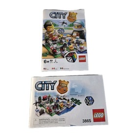 LEGO Games 3865 CITY ALARM Police Dice GAME 100% Complete w/ Box, Manual & Rules