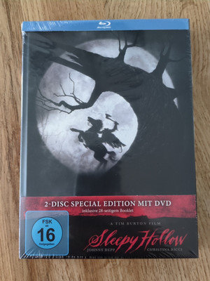 Blu-ray ''Sleepy Hollow'' Mediabook Cover A  *** NEU / OVP***