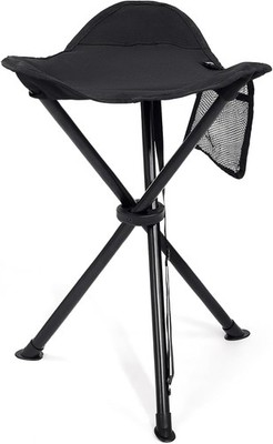 EVER ADVANCED Klapphocker Faltbar Dreibeinhocker 53,3cm 102kg Tragbar Camping