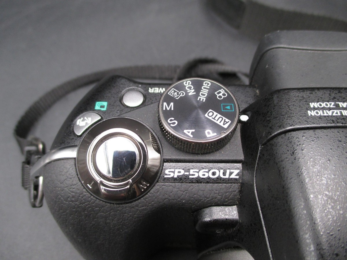 Olympus SP Series SP-560 UZ 8.0MP Digital Camera - Black for sale