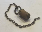 Original Complete Civil War Era Cork Canteen Stopper W/ Chain (.788”)