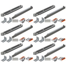 Tandem Plus BLUMOTION Concealed Undermount Drawer Runner Kit 6 Kits , 18-Inc...