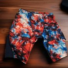 Nike Swim HYDRASTRONG Men’s Competition Jammers Size 38 Red Blue Tye Dye Swim — photo 2