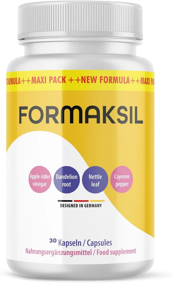 Formaksil – Soporte natural para pérdida de peso, adelgazante (30 cápsulas)