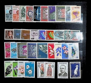 ANDORRE FRANCAIS LOT 35 TIMBRES NEUFS . BONNE VALEUR